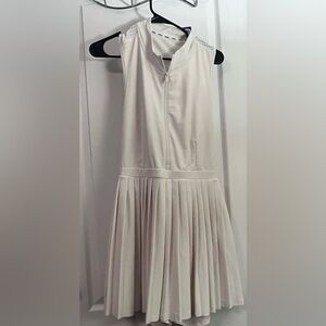 Prince Cream Pickleball Tennis dress with shorts (underneath)